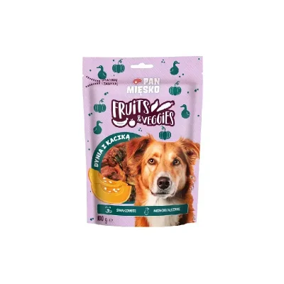 Pan Mięsko - Fruits & Veggies 100g - Dynia z kaczką - Przysmak dla psa