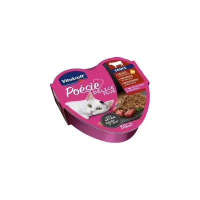 Vitakraft Poesie Delice Plus wołowina 85g