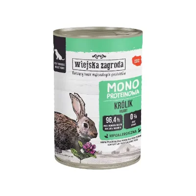 Wiejska Zagroda mono proteinowa królik 400g