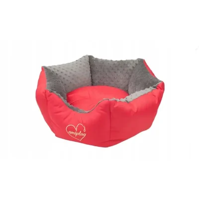 Amiplay Legowisko Korona Babydoll M Szare