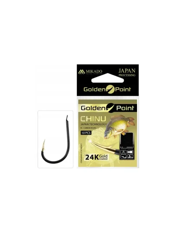 Haczyki Golden Point Chinu roz.8 MIKADO
