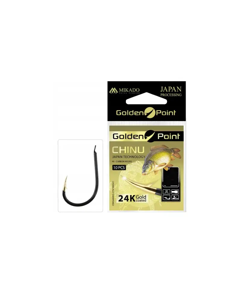 Haczyki Golden Point Chinu roz.8 MIKADO