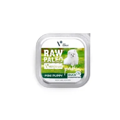 Raw Paleo - Duck Pate Mini Puppy 150g - Kaczka