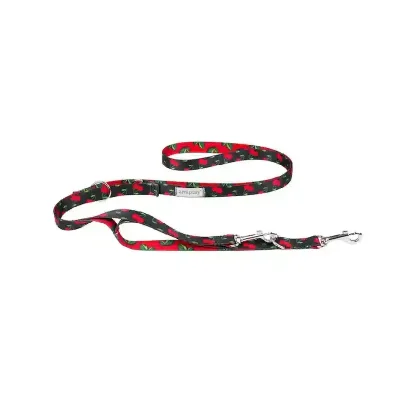 Smycz 7in1 Be Happy S 100-200cm Cherry