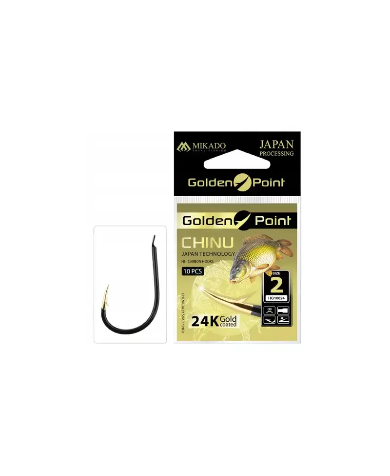 Haczyki Mikado Golden Point - CHINU 2