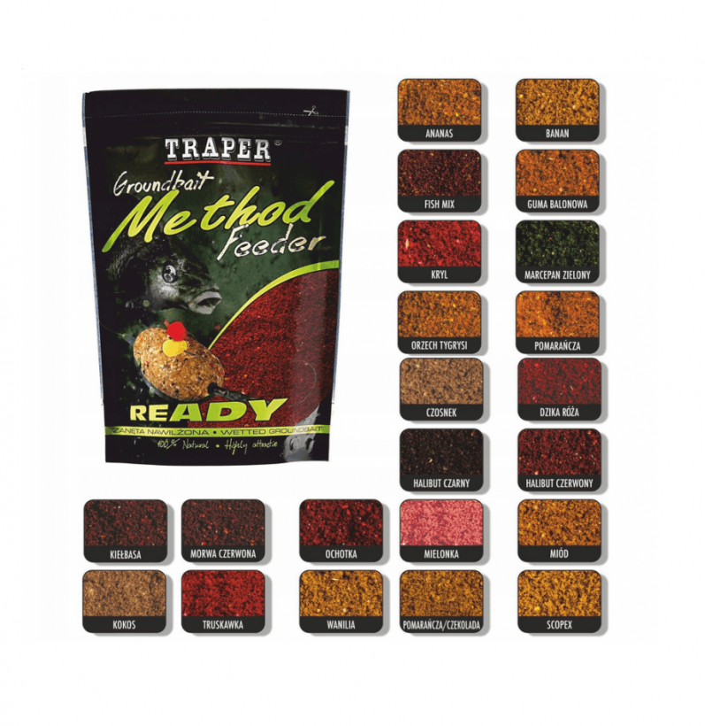 Zanęta Traper Method Feeder Ready Kryl 750g