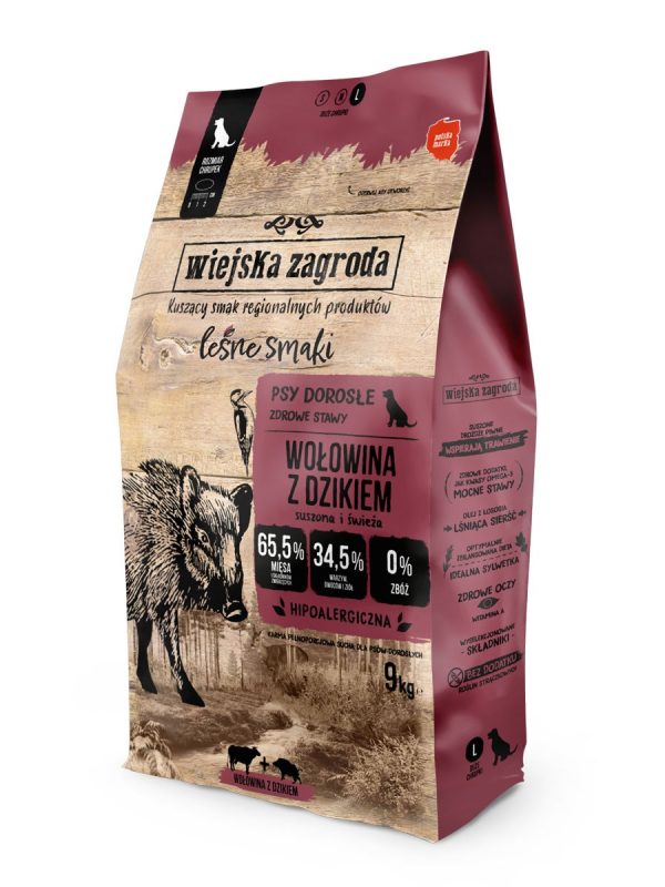 Wiejska Zagroda  wołowina z dzikiem L 9kg