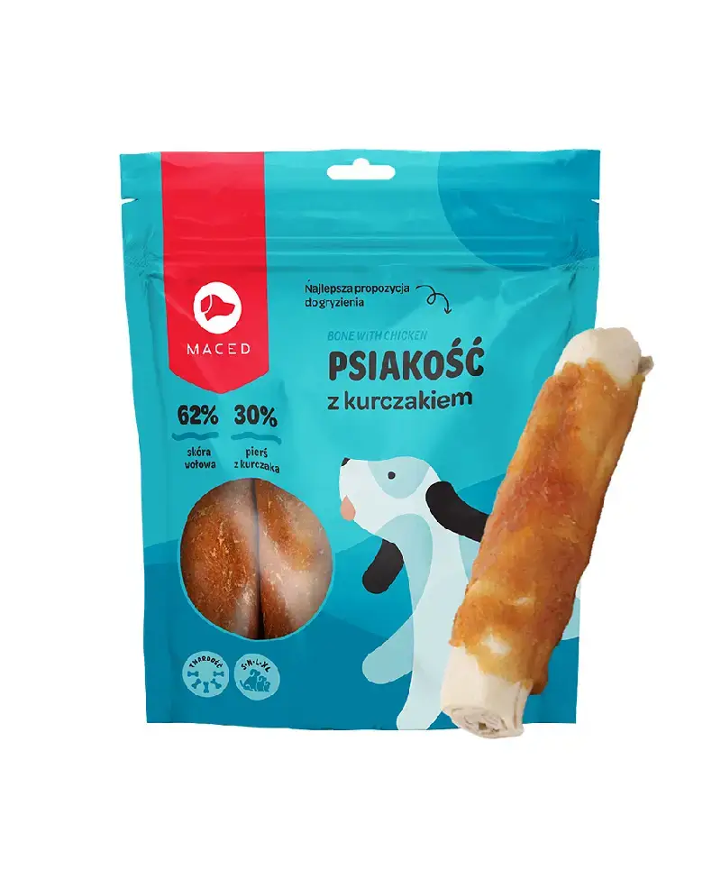 Psiakość z kurczakiem 20cm 500g