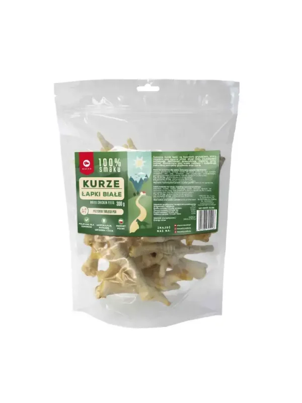 Maced kurze łapki białe 300g
