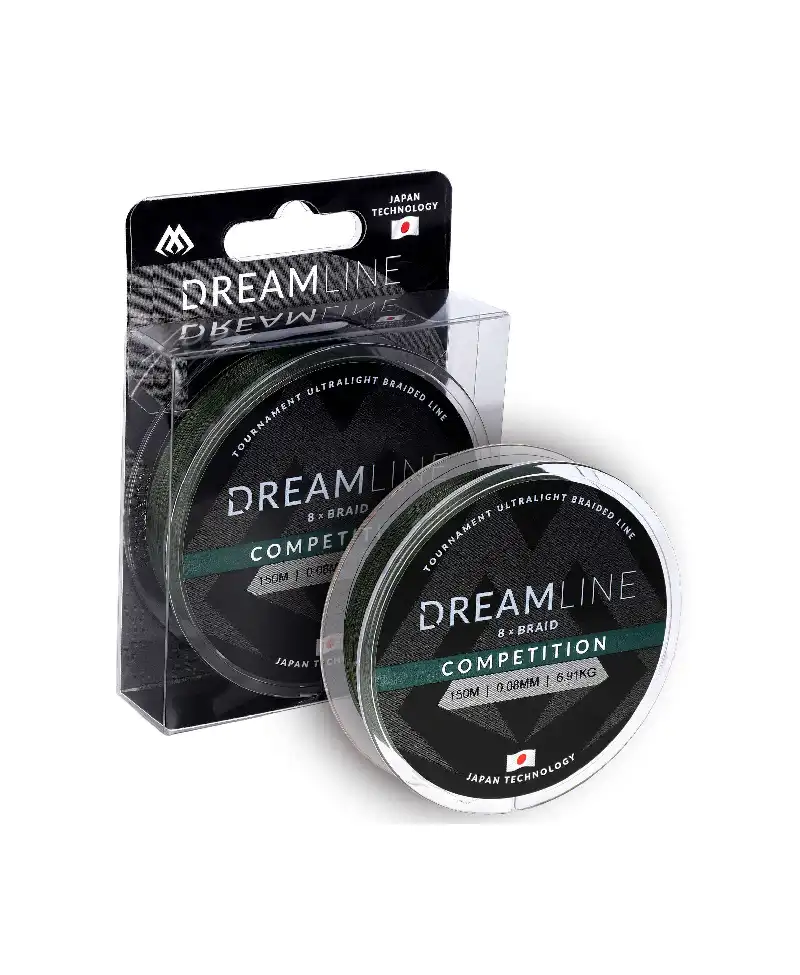 Plecionka Competition green 0,08mm x150cm