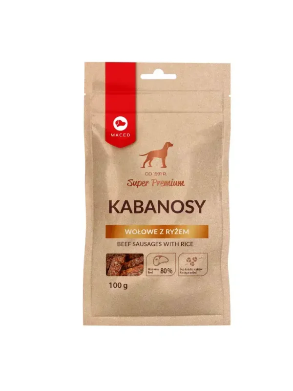 Maced Kabanosy wołowe z ryżem 100g