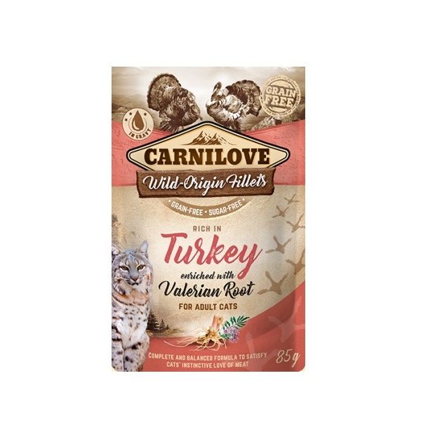 Carnilove z indykiem z dodatkiem waleriany 85g