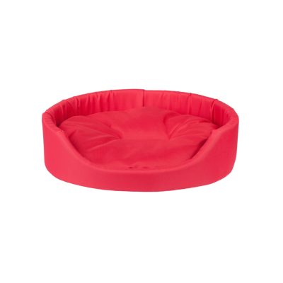 AmiPlay Legowisko owalne Basic Czerwone S