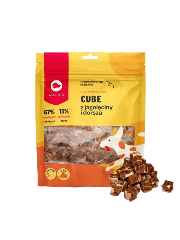 Cube z jagnięciny i dorsza 500g