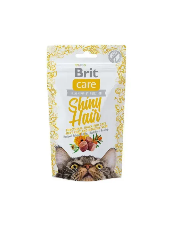 Brit Care Cat Snack Shiny Hair 50g