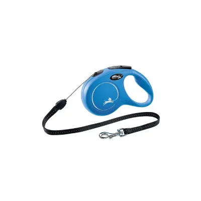 Smycz Automatyczna New Classic S 8m linka niebieska