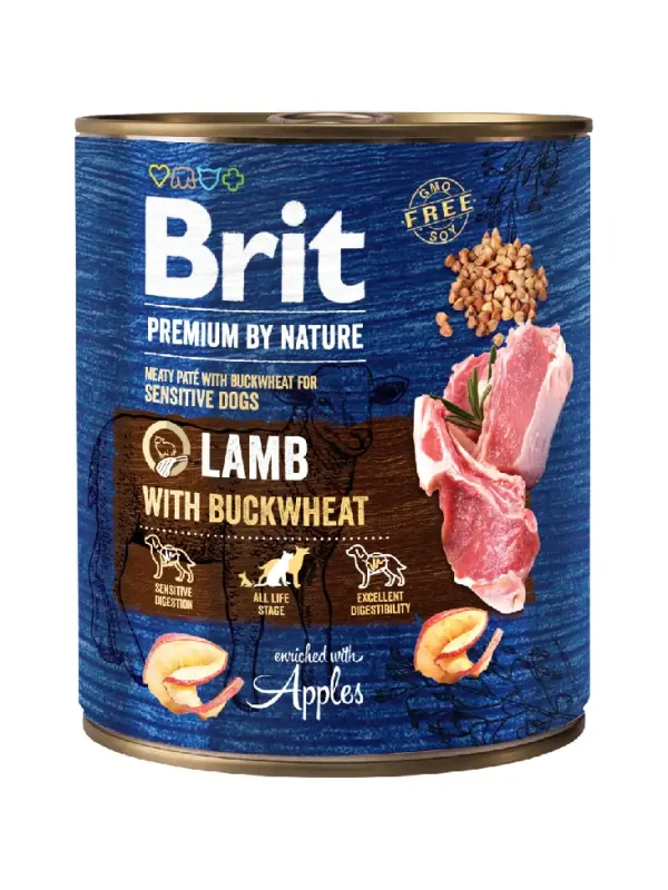 Brit Premium By Nature Lamb&Buckwheat 800g
