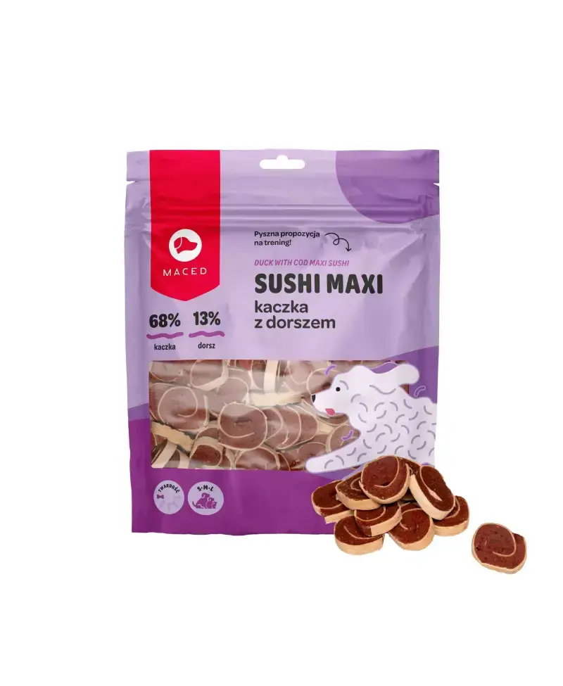 Sushi maxi kaczka z dorszem 500g