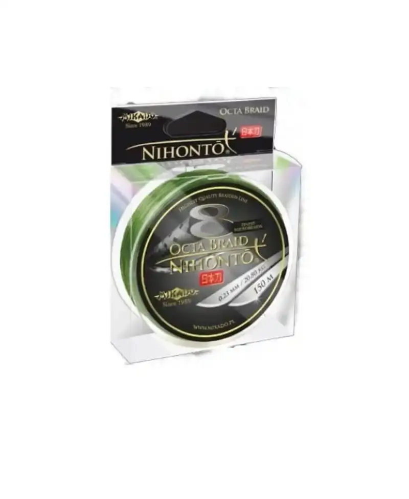 Plecionka Nihonta Octa 0,45 150m green