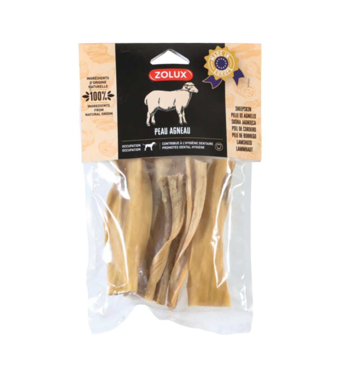 ZOLUX Skóra jagnięca 15 cm 100g