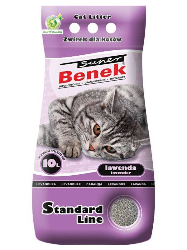 standard-lawenda-10l.jpg Żwirek Super Benek Standard Lawenda 10l