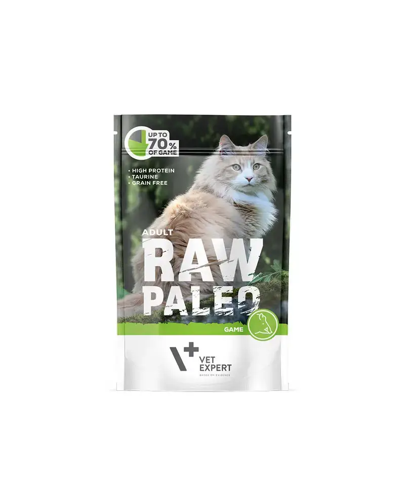 67882466bac190b9882017055ece6683.webp Raw Paleo Adult Cat Game 100g