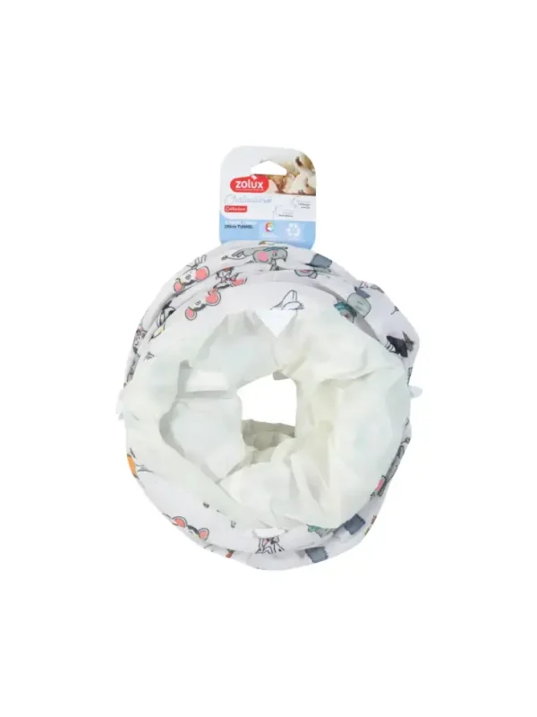 ZOLUX Zabawka dla kota tunel wzór koty i myszy CHATOUILLE 100cm