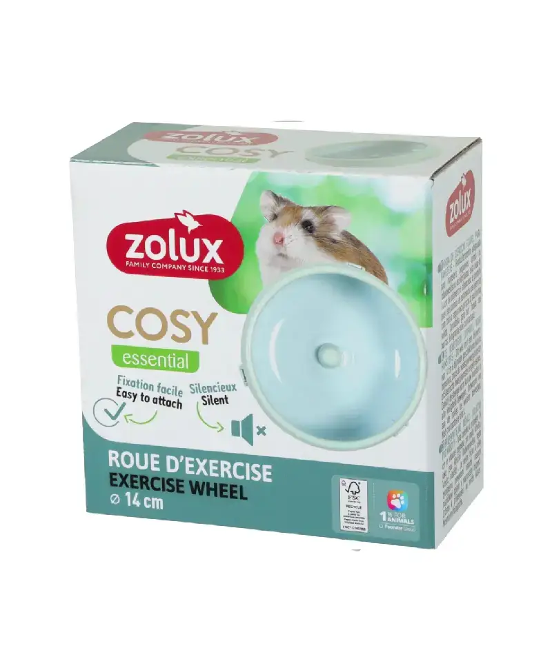 Zolux kołowrotek plastikowy dla chomika COSY 14cm