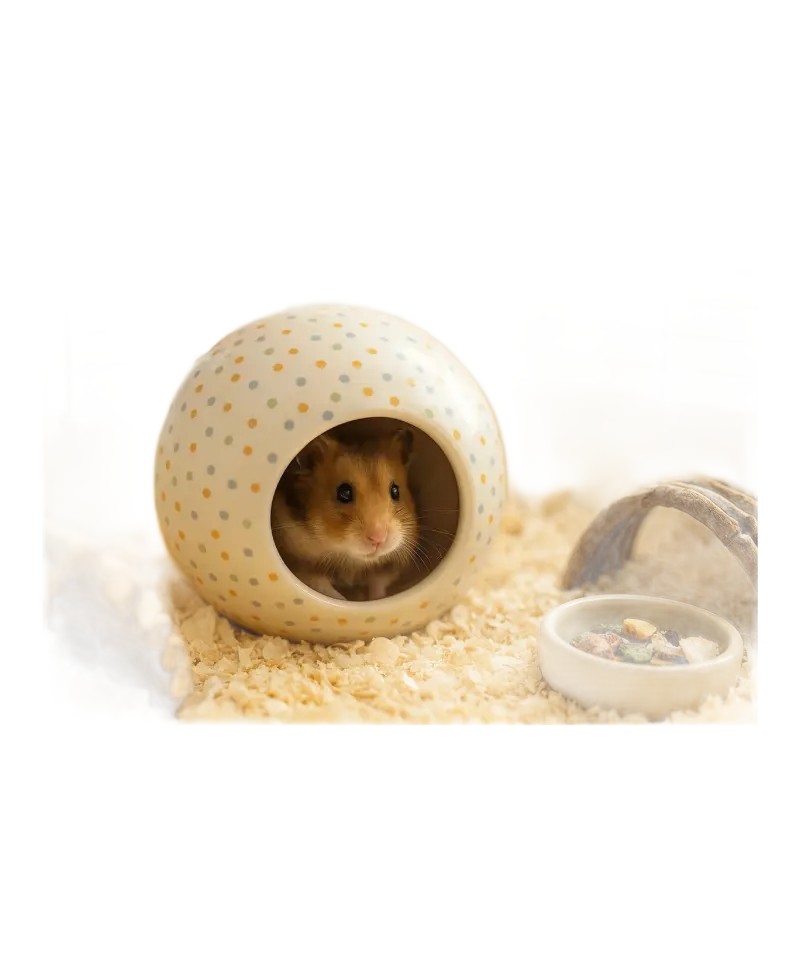 Zolux domek ceramiczny dla chomika 10x10cm