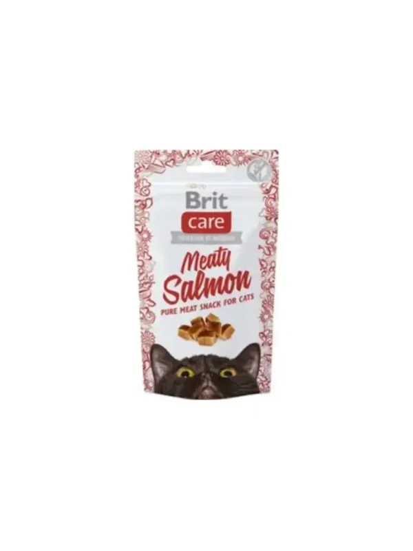 Brit Care Cat Meaty Snack Przysmak dla kota z łososiem 50 g