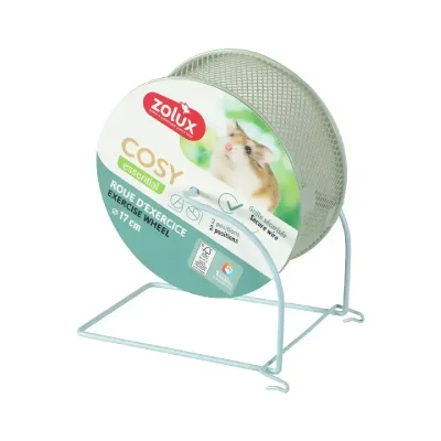 Zolux kołowrotek metalowy dla chomika 17cm