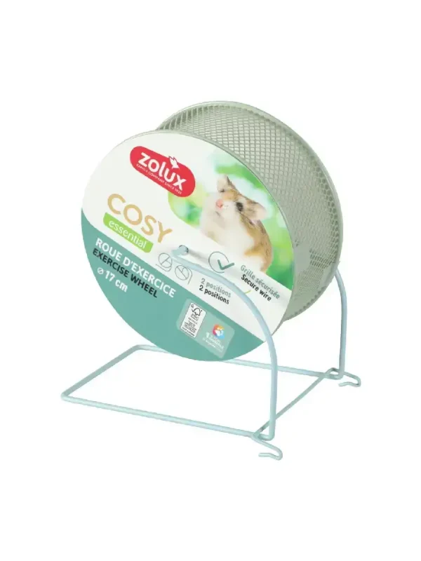 Zolux kołowrotek metalowy dla chomika 17cm