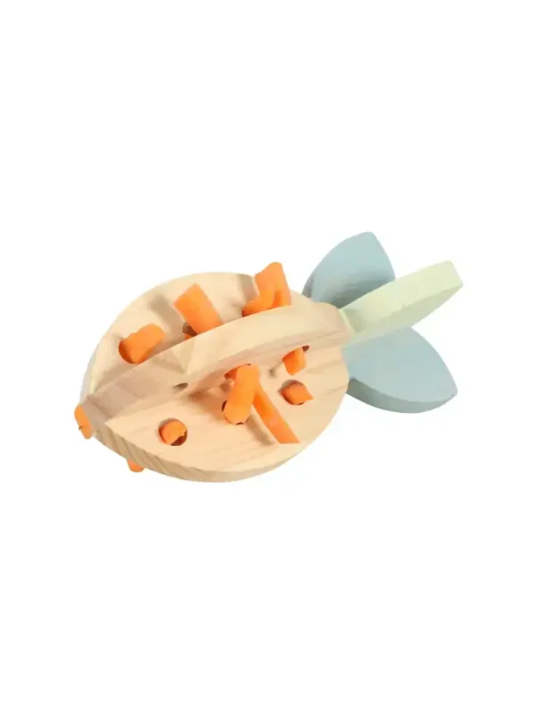 ZOLUX Zabawka na przysmaki dla królika kawii drewniana marchew COSY 6x6x14