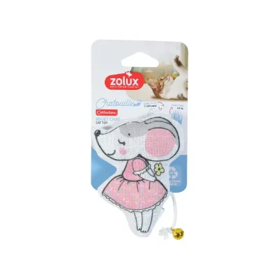 ZOLUX Zabawka dla kota dzwonek kocimiętka mysz tutu CHATOUILLE 11cm