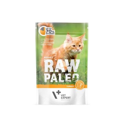 RAW PALEO ADULT CAT TURKEY 100 G