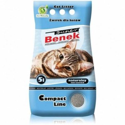 Żwirek Super Benek Compact naturalny 5l