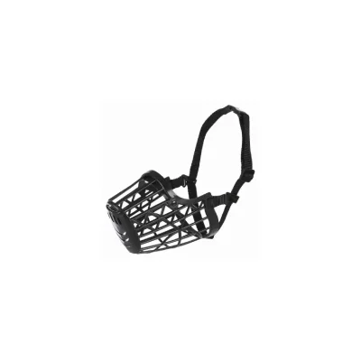 Kaganiec plastikowy, dla psa, czarny, S-M