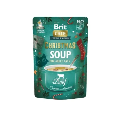 Brit Care cat Christmas Soup Beef 75g