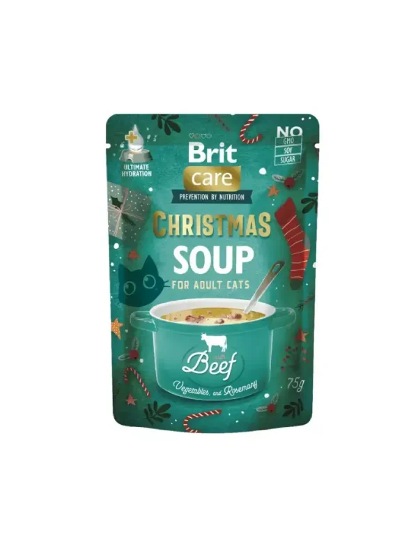 Brit Care cat Christmas Soup Beef 75g
