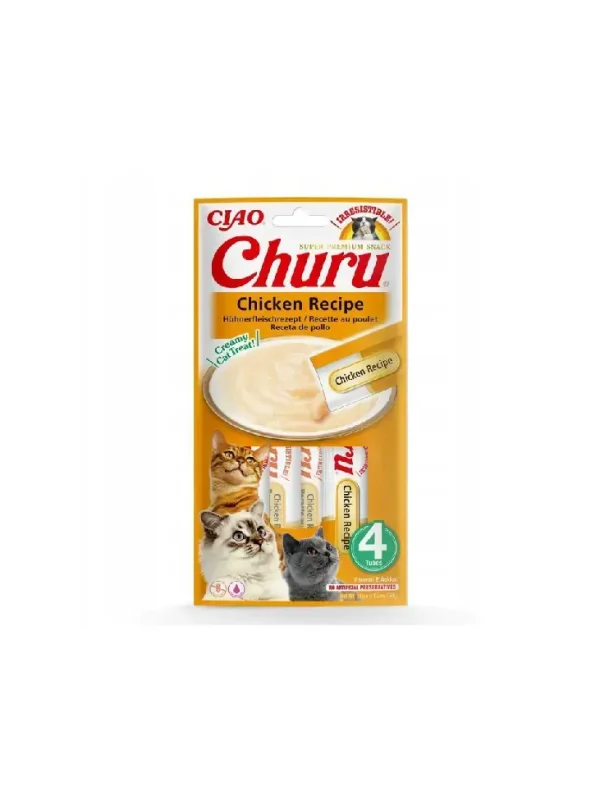 Inaba Cat Churu Chicken Recipe 56g Kremowy Przysmak
