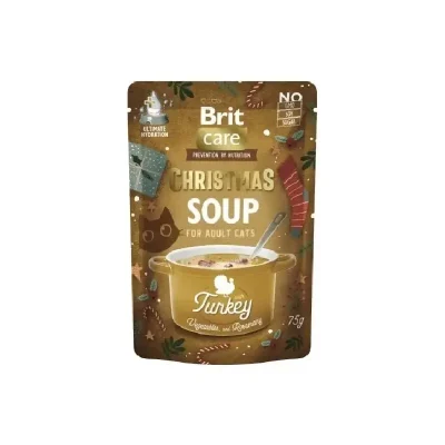 Brit Care Cat Christmas Soup Turkey 75g