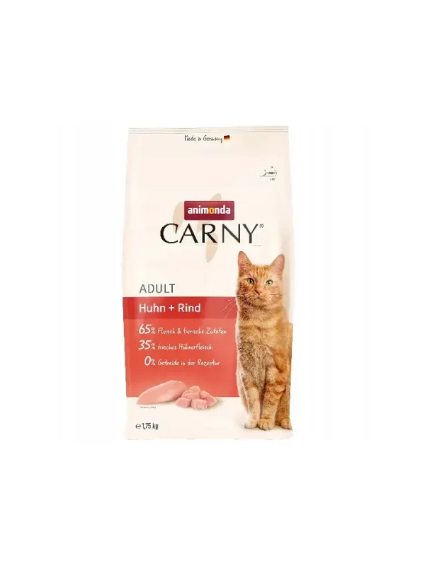 Animonda KOT Carny Adult 1,75kg Karma sucha dla kota - Wołowina / Kurczak
