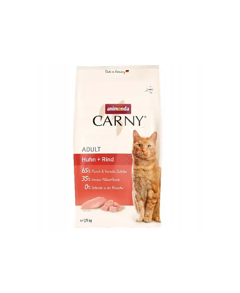 Animonda KOT Carny Adult 1,75kg Karma sucha dla kota - Wołowina / Kurczak