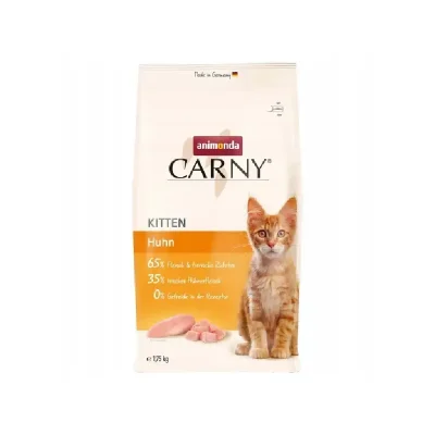SUCHA KARMA DLA KOCIĄT ANIMONDA CARNY KITTEN KURCZAK 1,75 KG