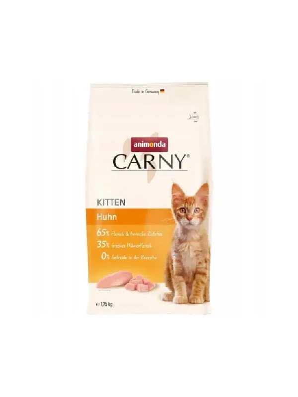 SUCHA KARMA DLA KOCIĄT ANIMONDA CARNY KITTEN KURCZAK 1,75 KG