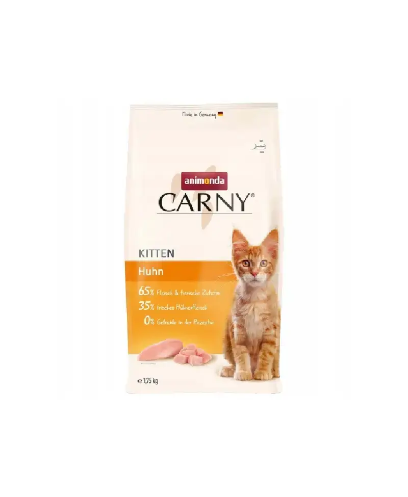 SUCHA KARMA DLA KOCIĄT ANIMONDA CARNY KITTEN KURCZAK 1,75 KG