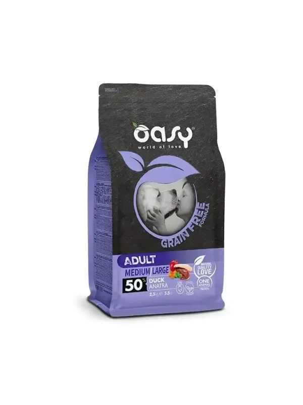 Oasy Dry Dog GraineFree adult M/L kaczka 12kg