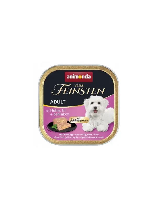 Animonda Vom Feinsten Adult z kurczakiem, szynką i jajkiem 150 g