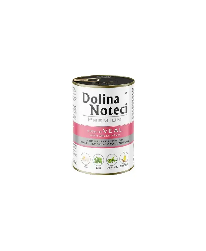 Dolina Noteci Cielęcina z Groszkiem 400g
