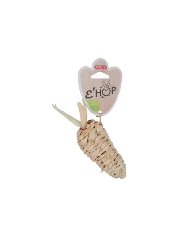 Zabawka marchewka z liści kukurydzy EHOP